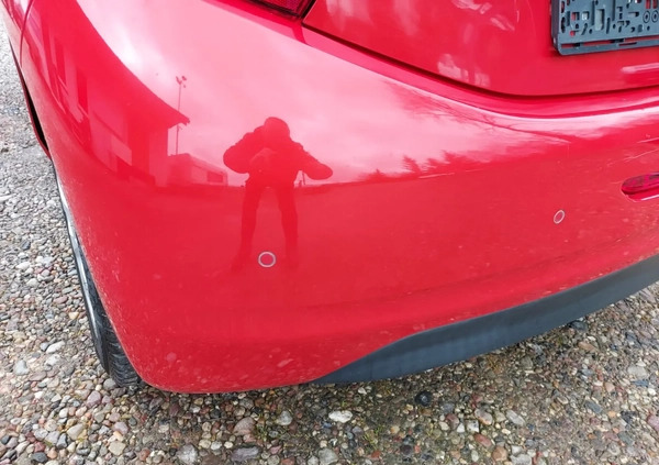 Peugeot 208 cena 27900 przebieg: 172044, rok produkcji 2016 z Wieluń małe 277